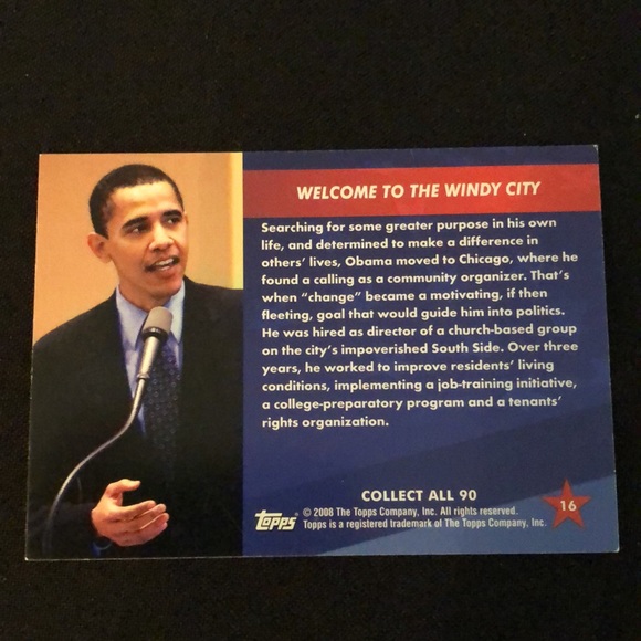 DVD with TOPPS COLLECTION OF OBAMA MOMENTS on 7 CARDS in original plastic - Picture 6 of 16